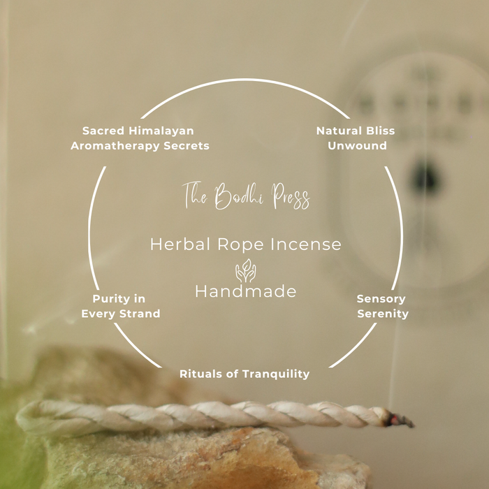 5 Elements Herbal Healing Rope Incense Bundle I Handmade, Eco-friendly & Sustainable