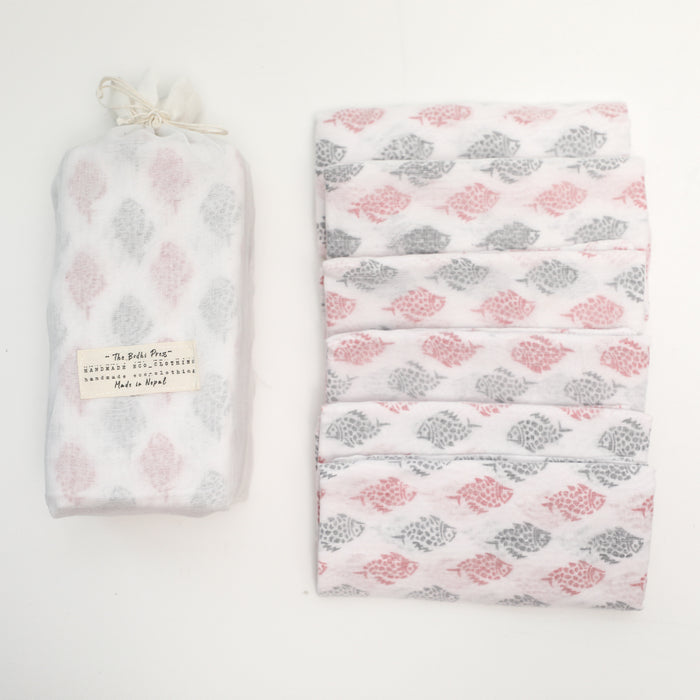 Handmade 100% Organic Cotton Muslin Face Towel I Wash Cloths – Luxuriously Soft & Eco-Friendly