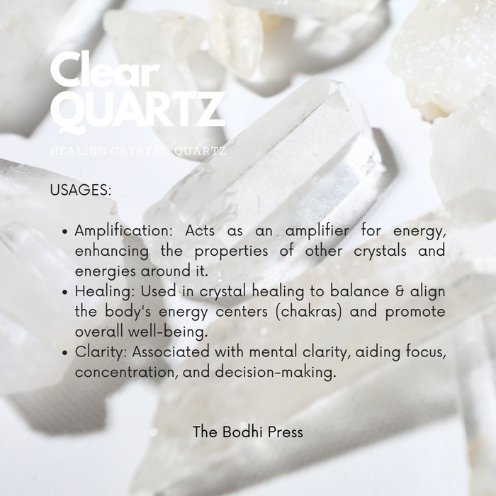 Himalayan Clear Quartz- Raw Crystals I Crystal Healing For Your Spiritual Wellness