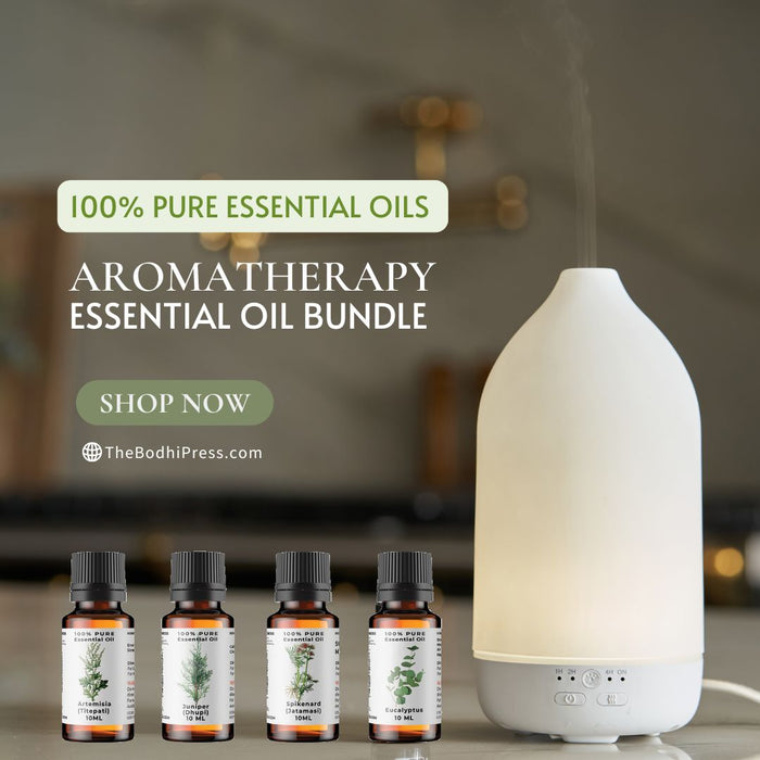 Essential Oils Wellness Bundle: Spikenard, Artemisia, Eucalyptus & Juniper