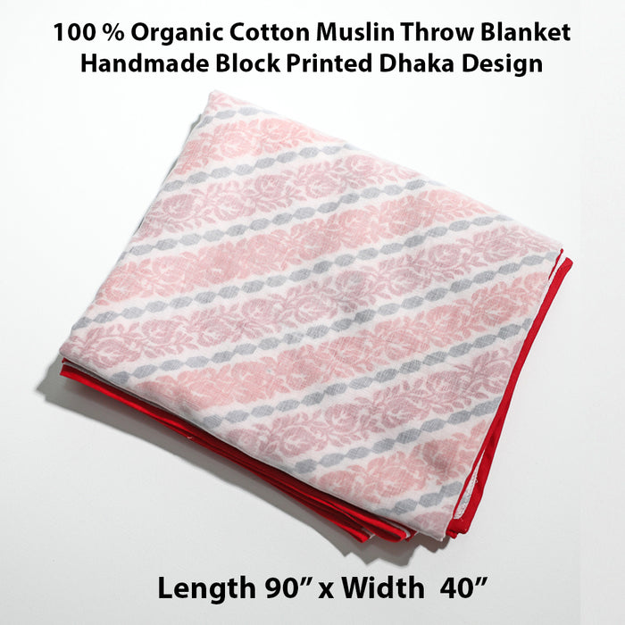 Natural - 100% Cotton Artisan Blanket