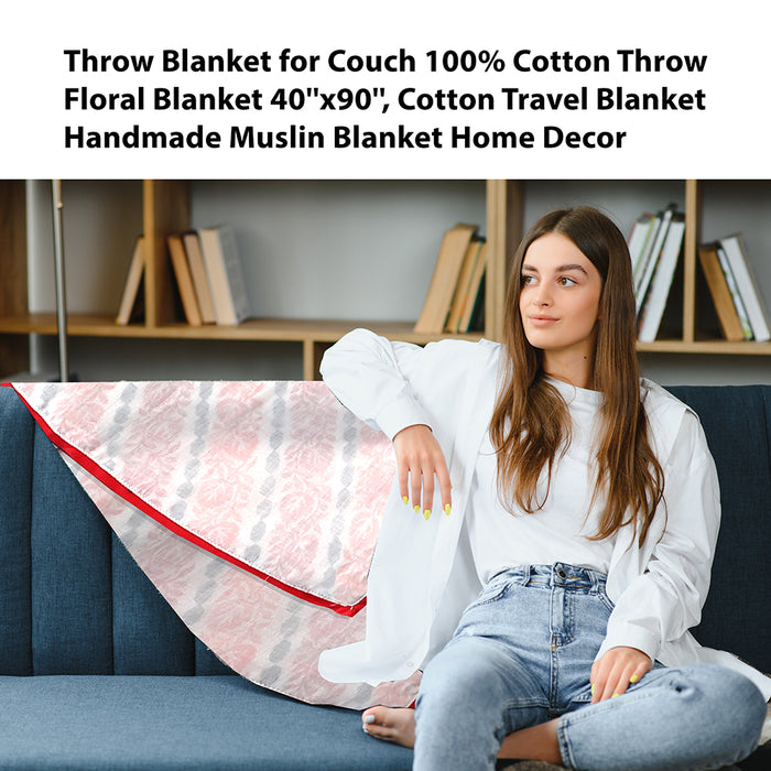 Natural - 100% Cotton Artisan Blanket