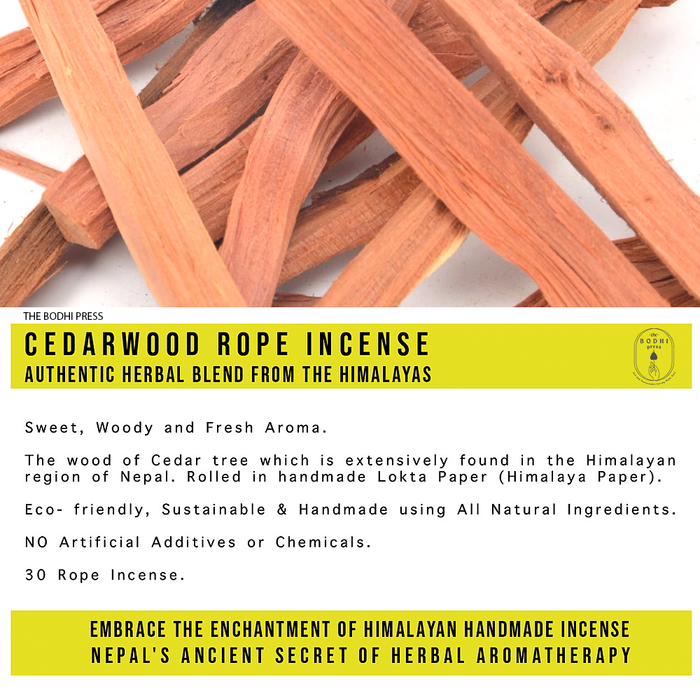 Cedarwood Rope Incense