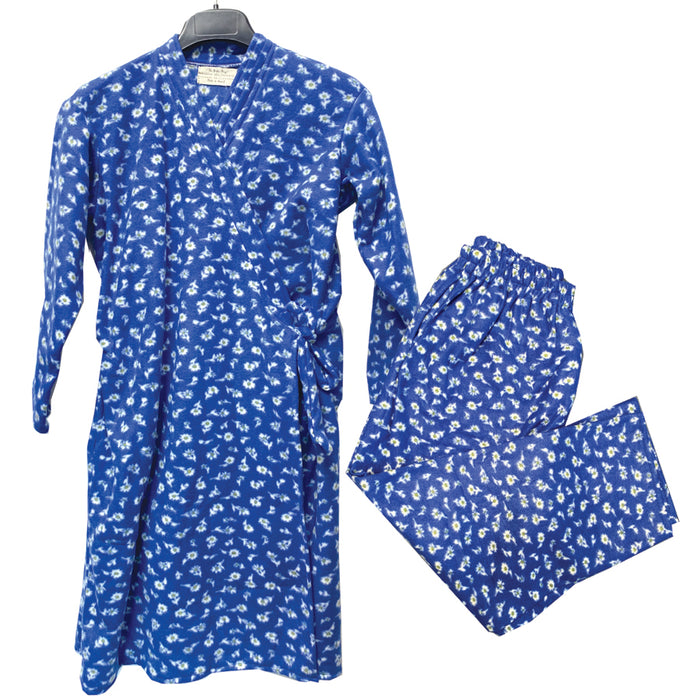 Polar Fleece Robe and Pant 2PC Set - Handmade